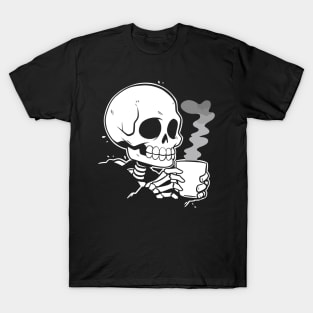 Funny Skeleton Goth Men Women Funny Halloween T-Shirt